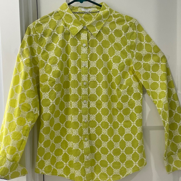 Crown & Ivy Cotton Button Down Shirt - Picture 1 of 7